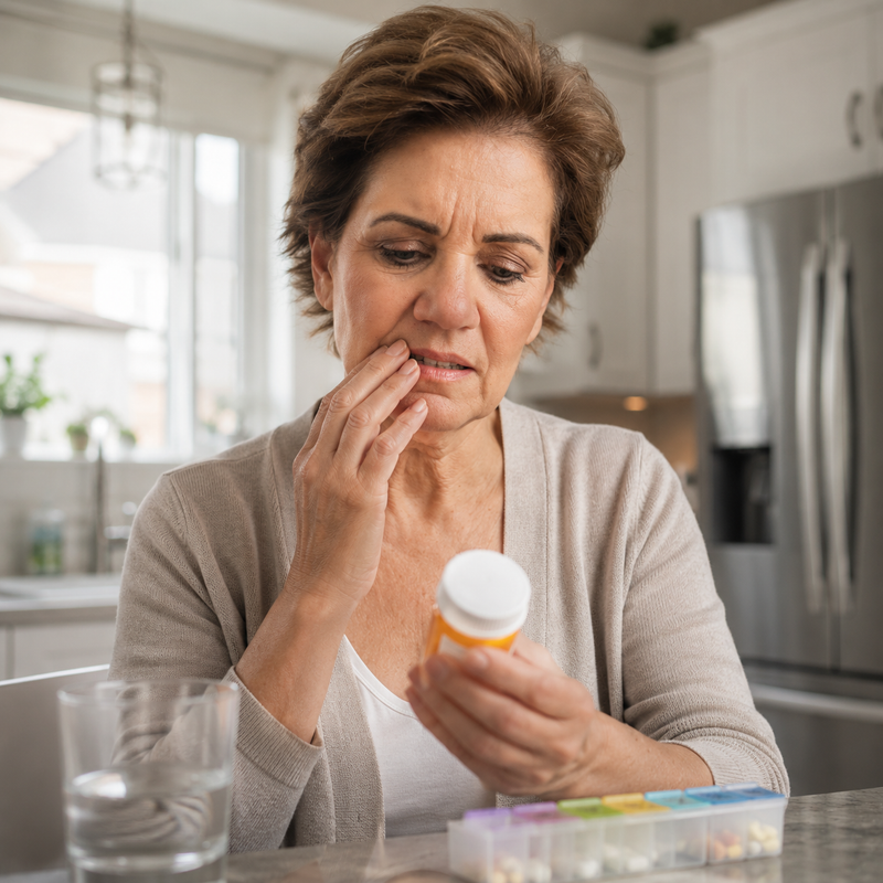 1. Your Medication May Quiet Saliva.