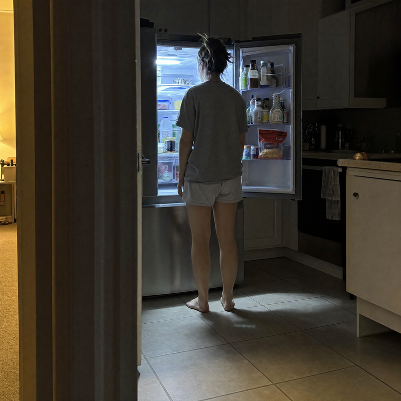 3. You're not even hungry. You're eating anyway.